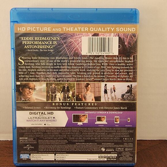 BLU-RAY/DVD The Theory Of Everything - Picture 2 of 3